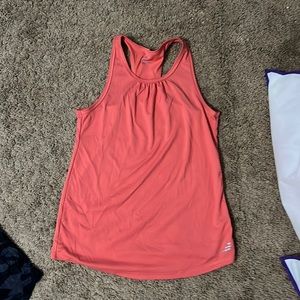 coral tank top